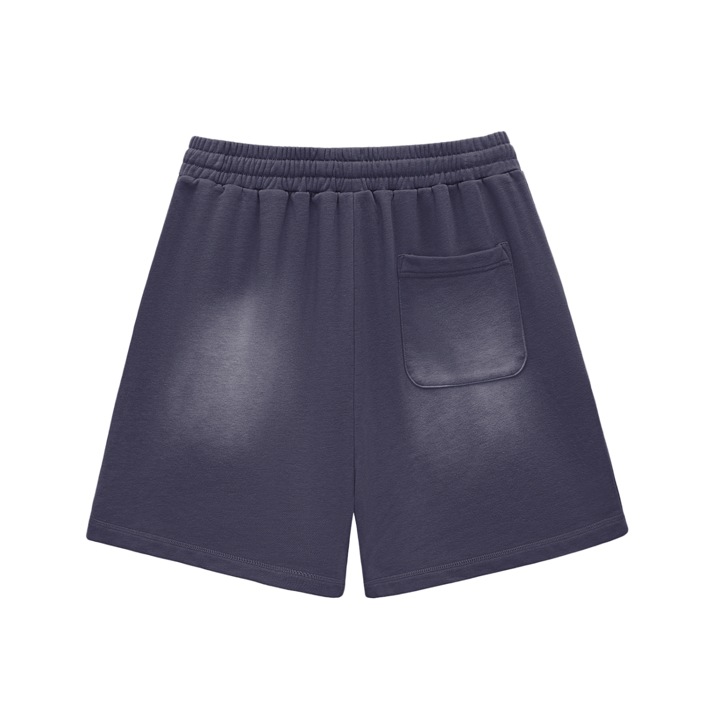 Believers Sun Fade Raw Edge Cotton Shorts