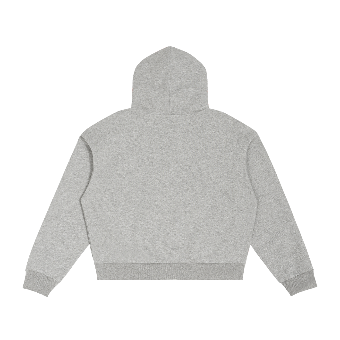 Believers Contrast Plaid Boxy Zip Hoodie