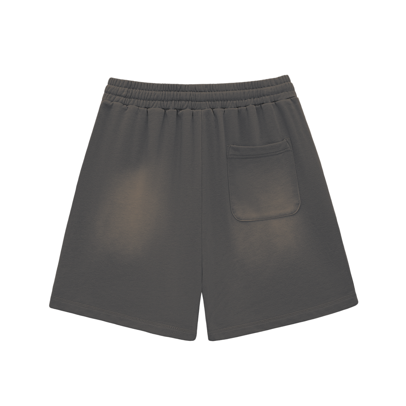 Believers Sun Fade Raw Edge Cotton Shorts