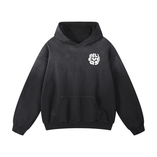 Believers Heavyweight Sunfade Oversized Hoodie