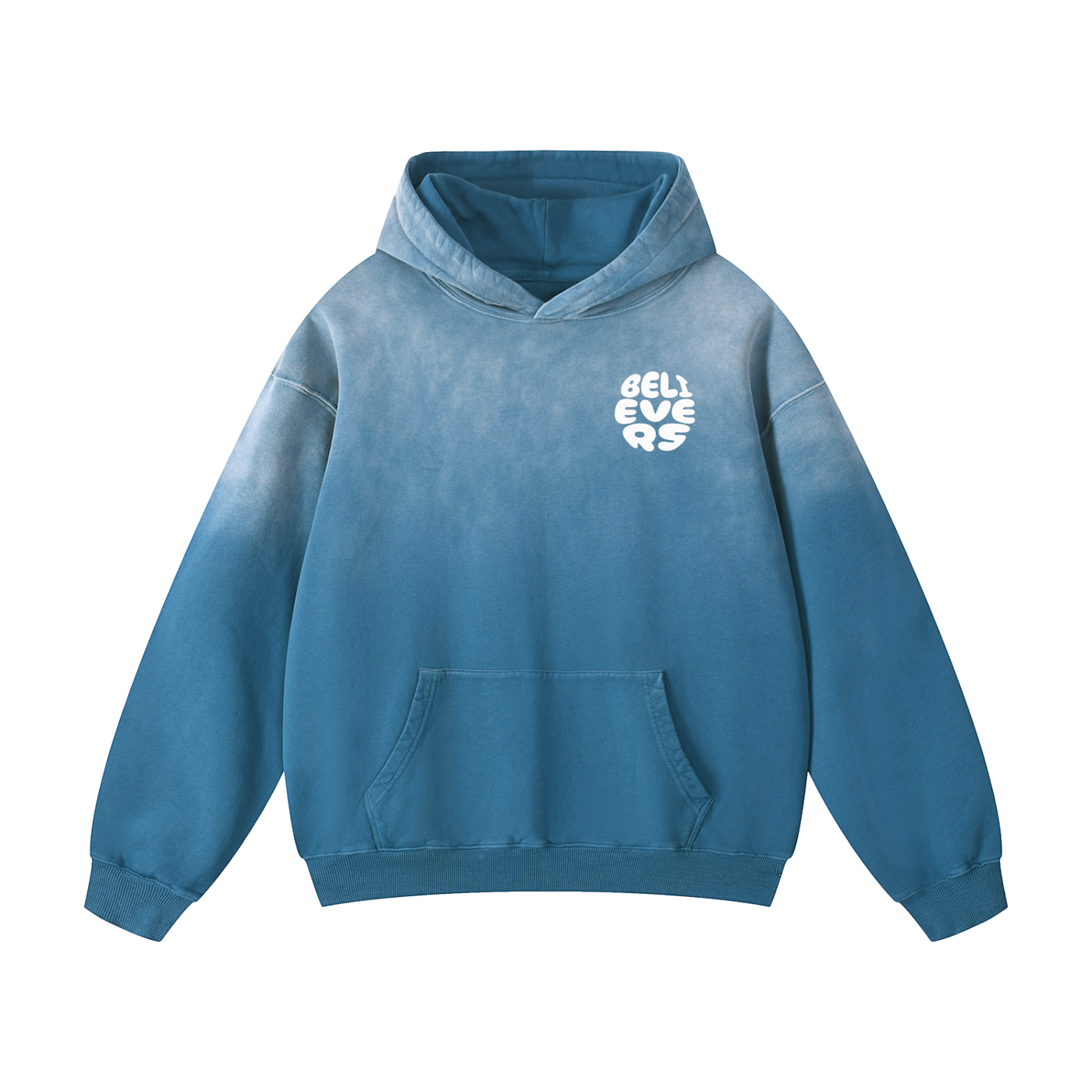 Believers Heavyweight Sunfade Oversized Hoodie
