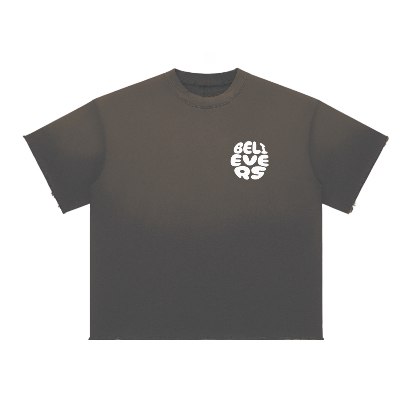 Believers Sun Fade Raw Edge T-Shirt