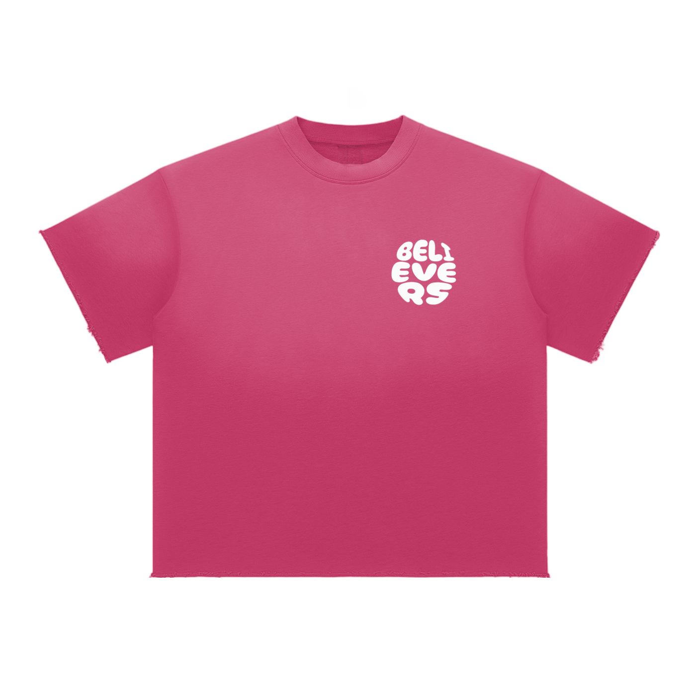 Believers Sun Fade Raw Edge T-Shirt