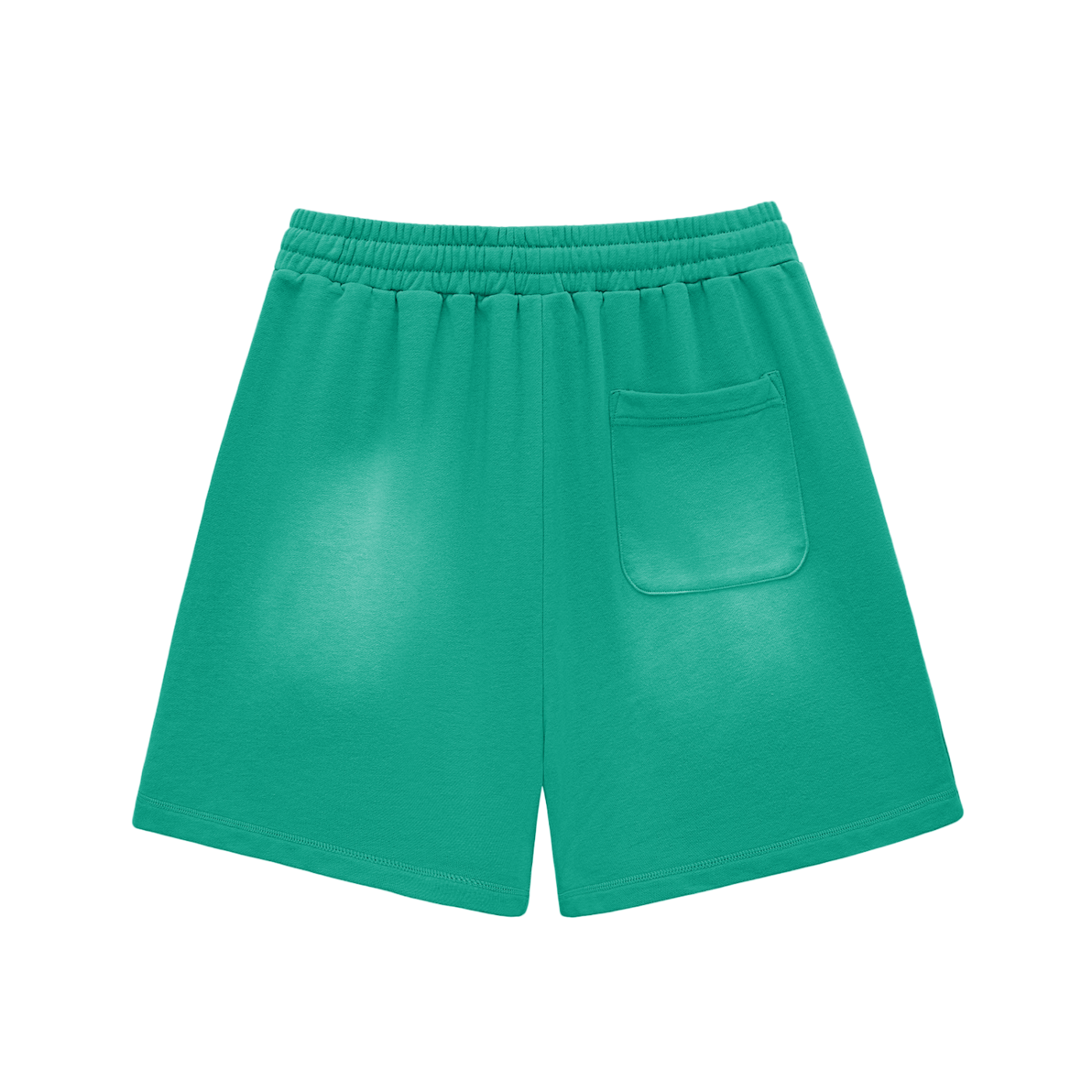 Believers Sun Fade Raw Edge Cotton Shorts