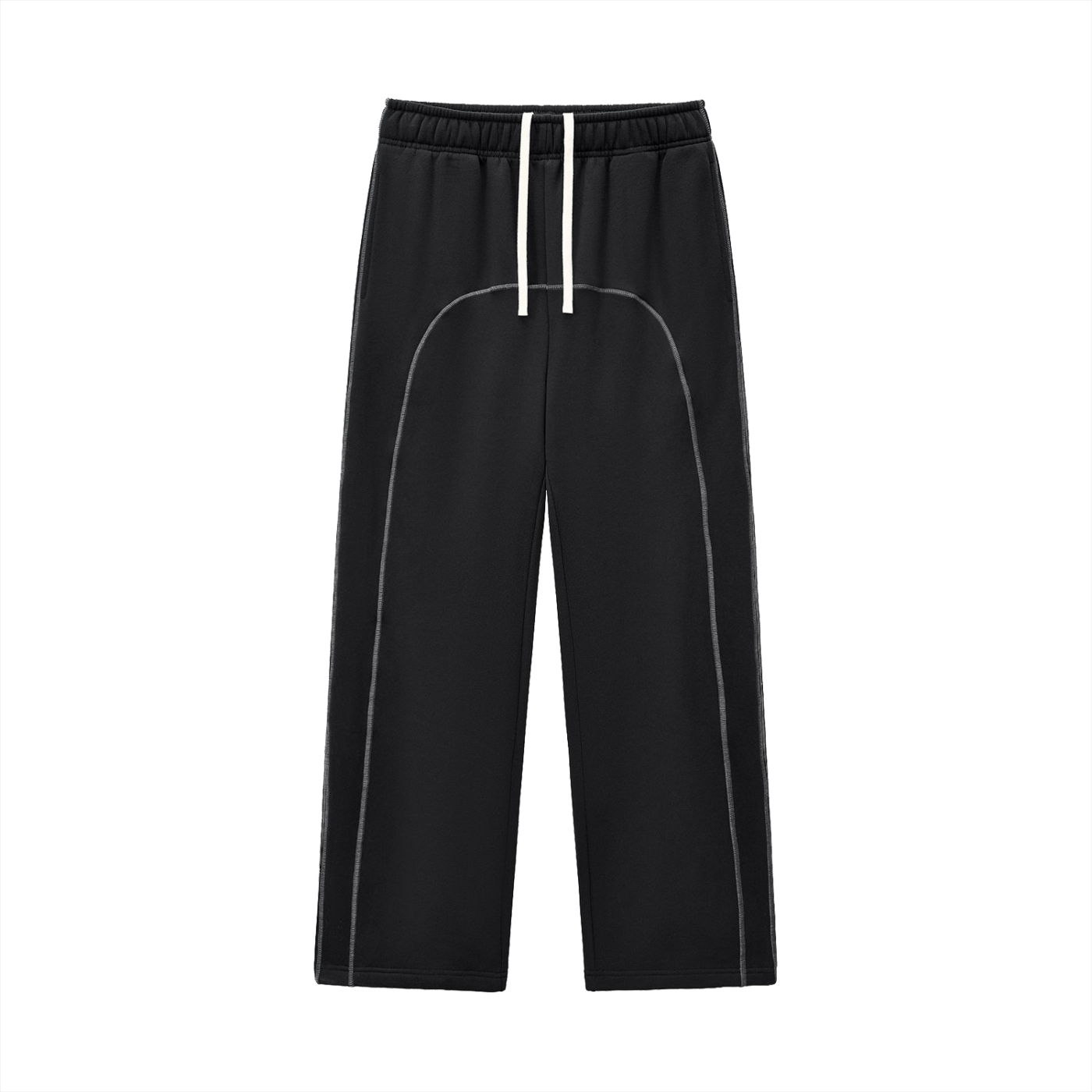 Believers Contrast-Stitched Fleece Sweatpants Size Chart
