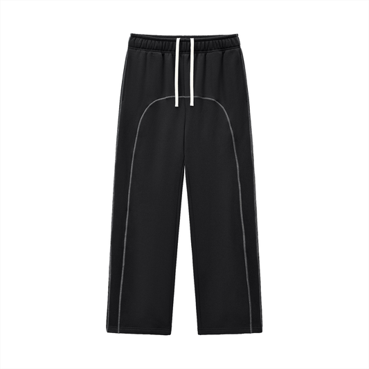 Believers Contrast-Stitched Fleece Sweatpants Size Chart