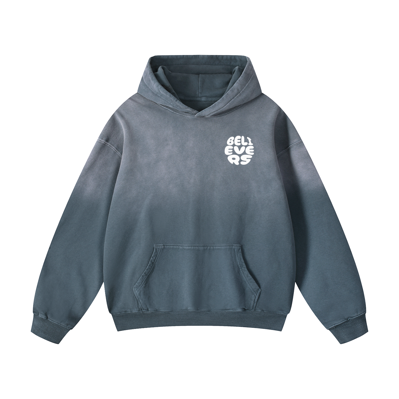 Believers Heavyweight Sunfade Oversized Hoodie