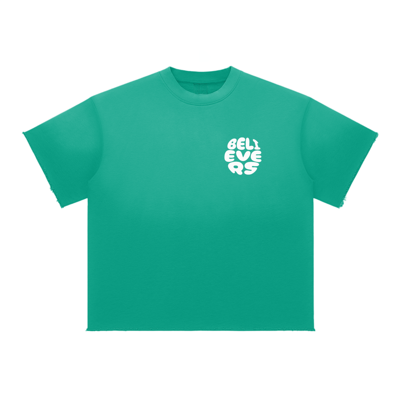 Believers Sun Fade Raw Edge T-Shirt